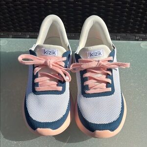 Kizik Women's Athletic Shoes - Pink and White
